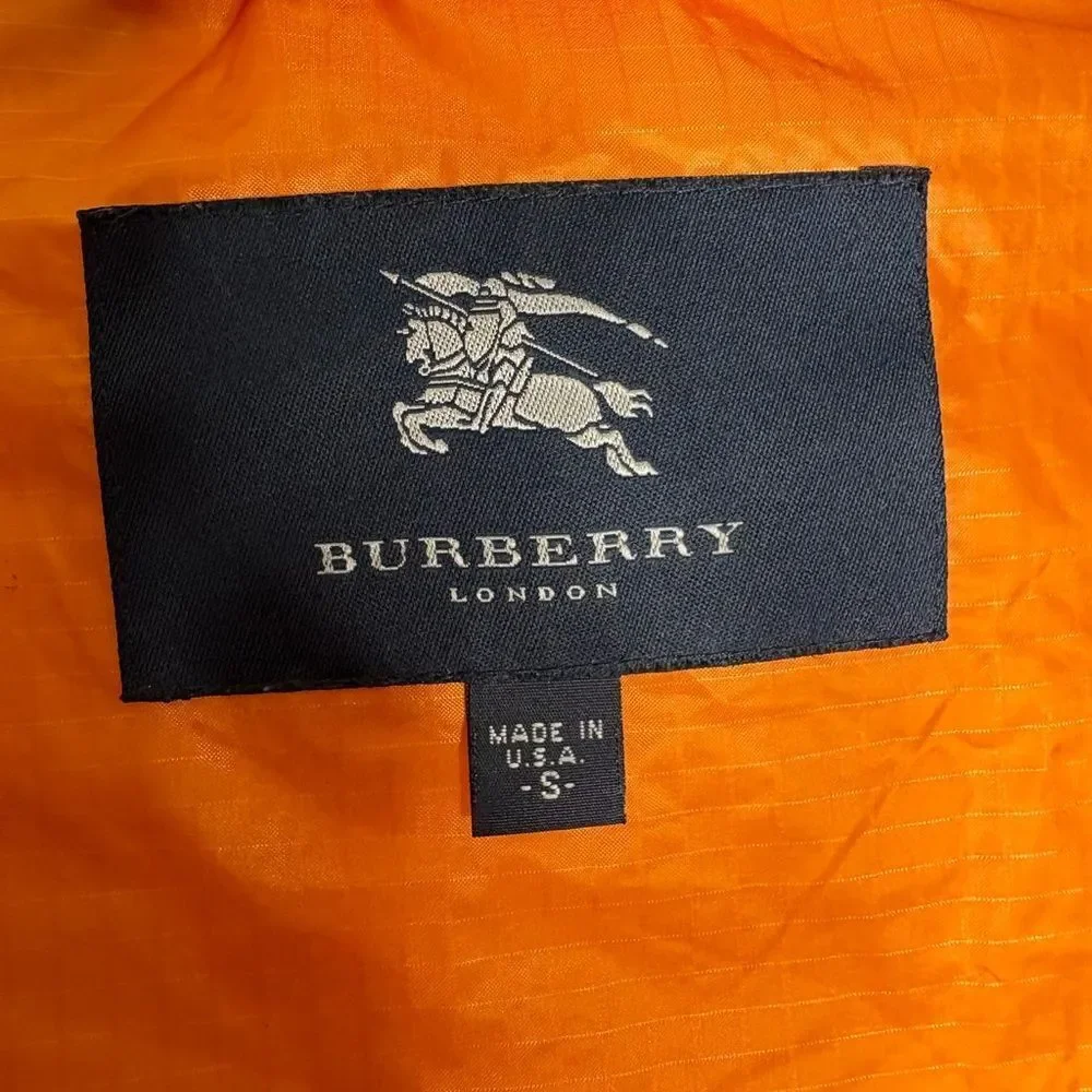 Vintage Burberry Men’s Winter Coat / Vest with Detachable Lining Puffer - Small
